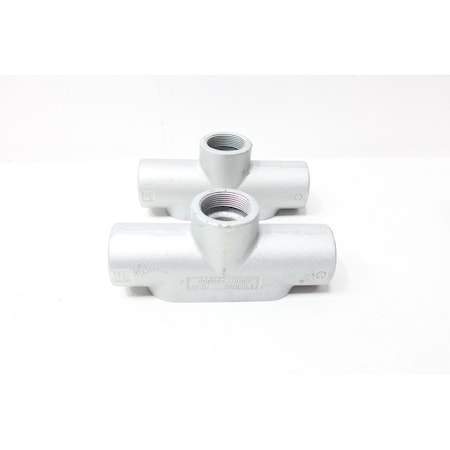 Crouse-Hinds TB 1-1/2IN CONDUIT OUTLET BODIES AND BOX, 2PK TB57